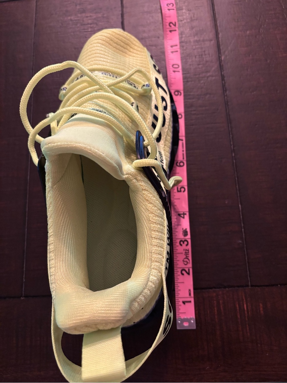 Just So So Neon Yellow Women's Blade Athletic Running Sneakers - Picture 6 of 7